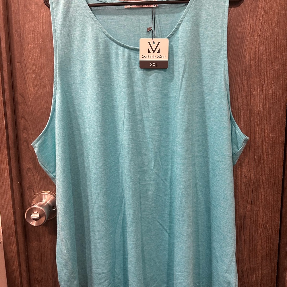 Michelle Mae Women's Blue Tank Top